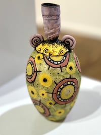 Image 1 of Vessel with Violet Spout- Cynthia Marks