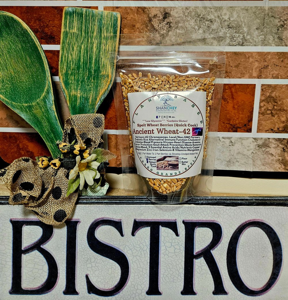 ANCIENT WHEAT 42! Naked European Quick Cook Spelt Berries (Rice-Pilaf/Hot Cereal) Diabetes-Bones.