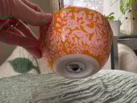 Image 3 of All Time Fittonia in Orange/Green Paisley Measuring Cup