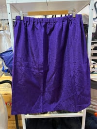 Image 1 of custom purple strapless top 