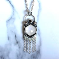 Image 1 of Handmade Sterling Silver Moonstone Pendant 925