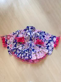 Image 4 of hanari memori - yukata dress, skirt and shrug set with obi 