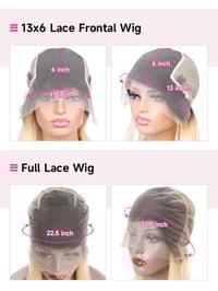 Image 7 of Ombre & Honey Blonde Dark Roots (Full Lace) Wig