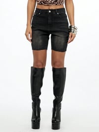 Tight Fit Bermuda Shorts