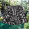 "Netscape" recycled unisex mesh shorts (charcoal)