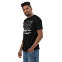 Image 3 of John 14:6 Black Fitted Short Sleeve T-shirt