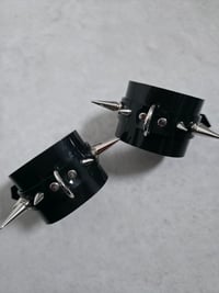 Image 1 of Razor Cuffs Black