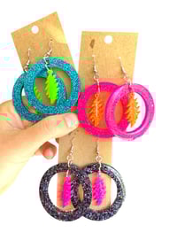 Image 1 of Bolt Hoop Earrings