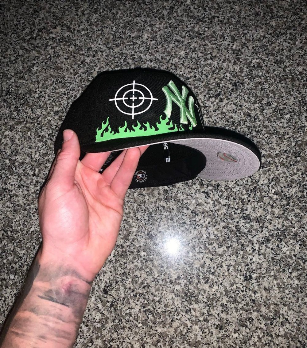 Image of SOUR GREEN FLAME NY CUSTOM FITTED 