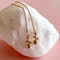 Image 1 of Rose threaders - gold
