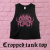 Womens Brutal Logo Cropped Tank 