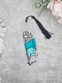 Image 2 of Floral Line Art Acrylic Bookmark