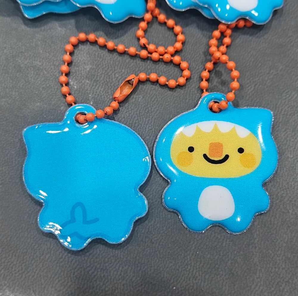 Puffy Foolish Keychain 🫧 ⋆. 𐙚 ̊ | matchawoozi