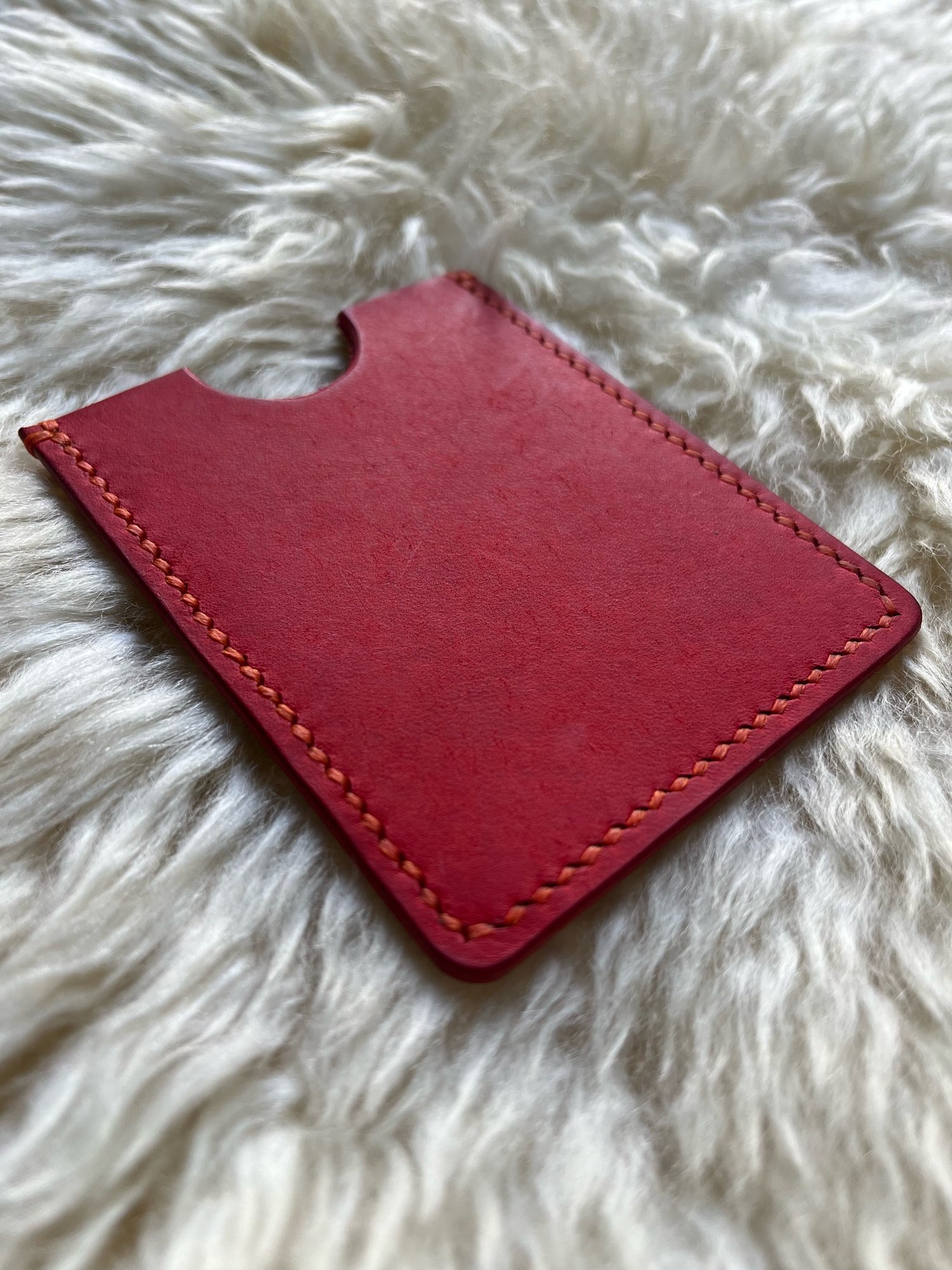 Image of Red Pueblo Cardholder (Blaze Orange)