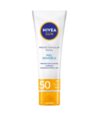 Image 1 of Nivea Protector Solar Sensible Protector Solar Facial SPF 50 Sin Sensación Grasosa