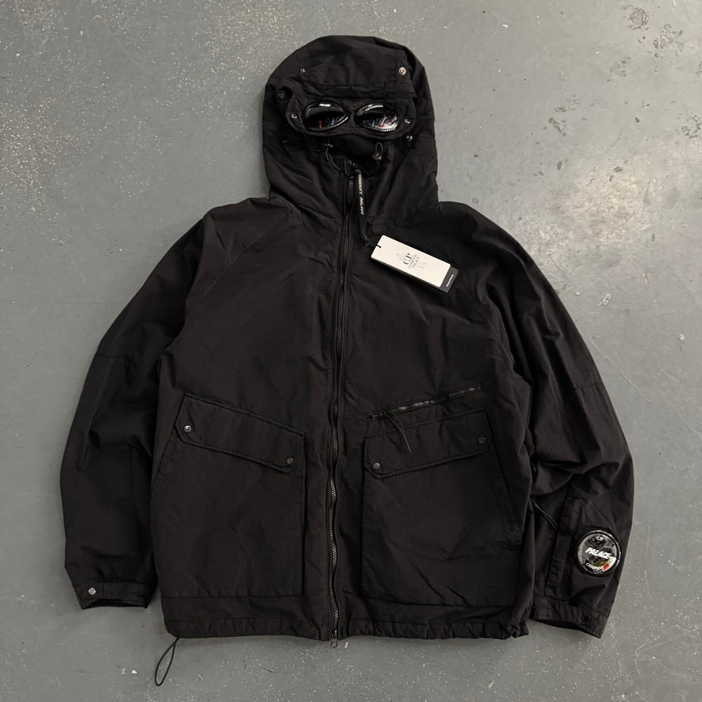 Image of BNWT AW 2023 CP Company x Palace Garment Dyed La Mille Goggle Jacket, Size large - Fits XL