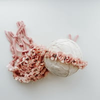 Image 1 of Pink Daisy Ruffle Halo