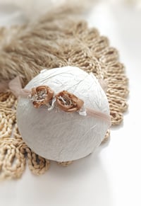 Image 3 of Newborn Headband for Photoshoot – Brown Photo Prop