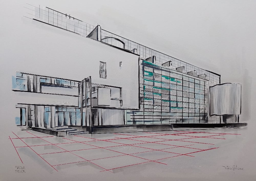 Image of Macba. Richard Meier.