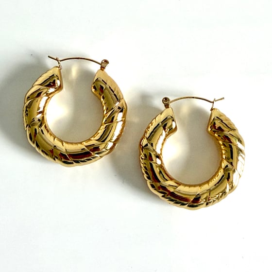 Image of ORECCHINI HOOPS ZIGRINATI