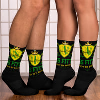 BOSSFITTED Green and Yellow Socks