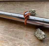 Image 4 of Indigo Veil Opal Copper Rings