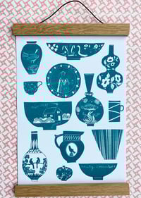 Pottery Risograph Print