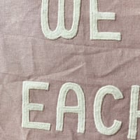 Image 4 of WE WILL Flag - mauve