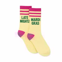 Late Nightz Parade Day Socks ( Adult Pink  )