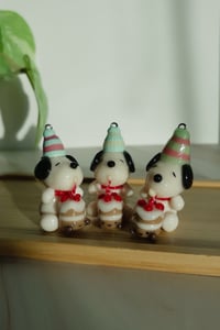 Image 2 of Birthday Cake Keychain [MADE TO ORDER]