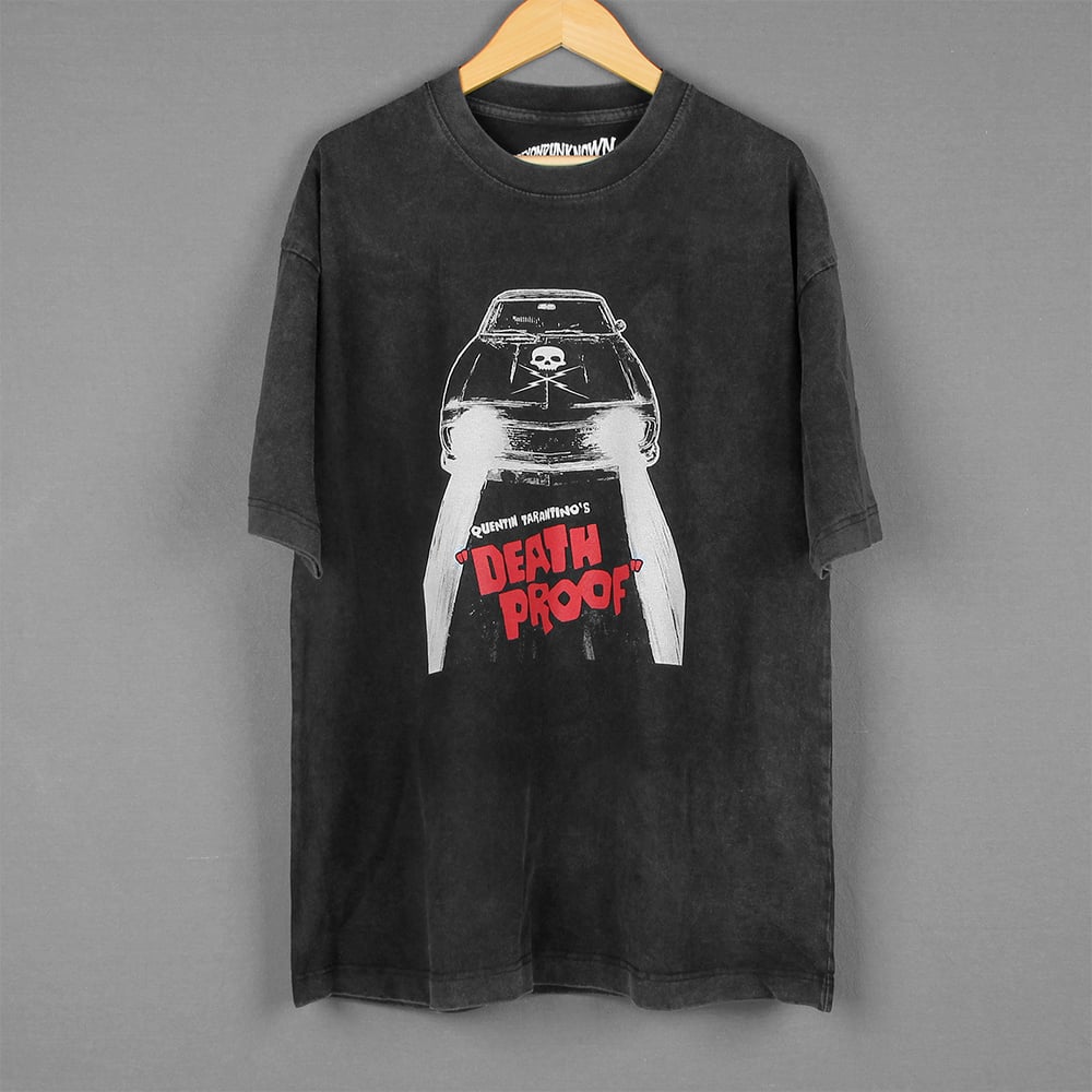 Death Proof Washed Premium T-Shirt – Quentin Tarantino Movie Unisex Cotton Tee for Men & Women