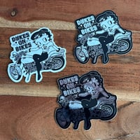 Betty Boop Dykes on Bikes Sticker
