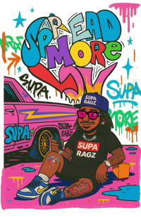 Image 2 of Kerwin’s Kustoms: Spread More Love Tee