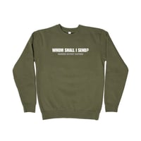 Image 1 of Send me crewneck hunter green 