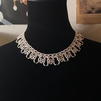 Image 4 of THE LACY PEARL NECKLACE 