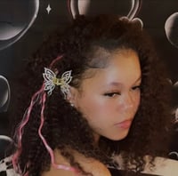 Image 2 of Gold Butterfly Claw Clip