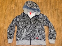 Image 1 of Vintage Nike Zebra Zip-up Hoodie (L)