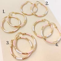 Image 2 of 3Tone Hoops