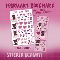 Image 2 of Monthly Bookmark & Sticker Club *MARCH*