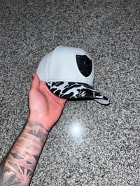Image 2 of BLACK OUT LOGO RAIDERS CUSTOM FITTED CAP 