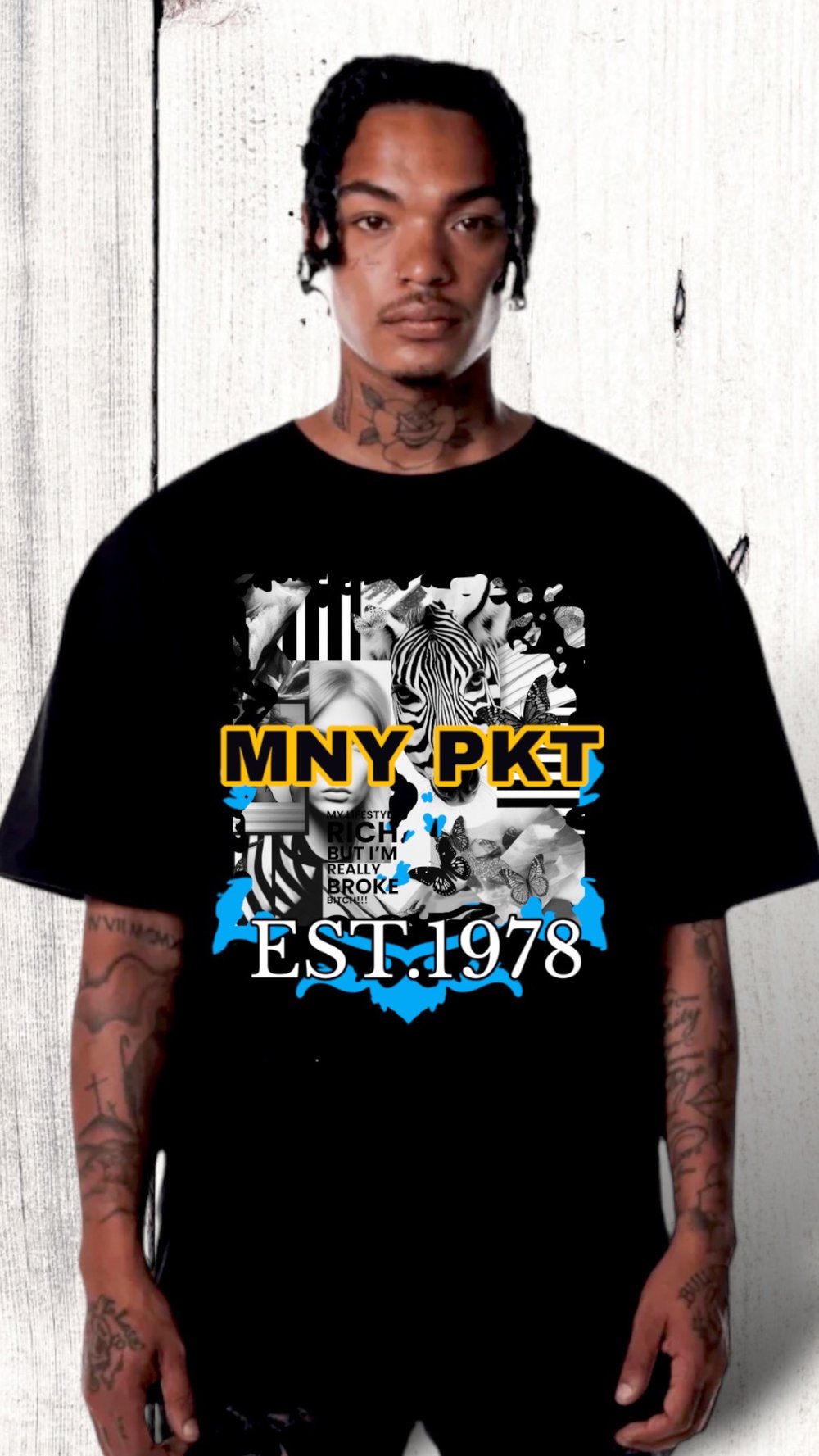 HIGH FASHION TEE//BLACK SHIRT
