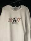 Loyalty Longsleeve white and brown unisex