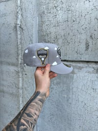Image 5 of GREEN BRIM GRAY PARTLY CLOUDY ARIZONA DIAMONDBACKS CUSTOM FITTED CAP