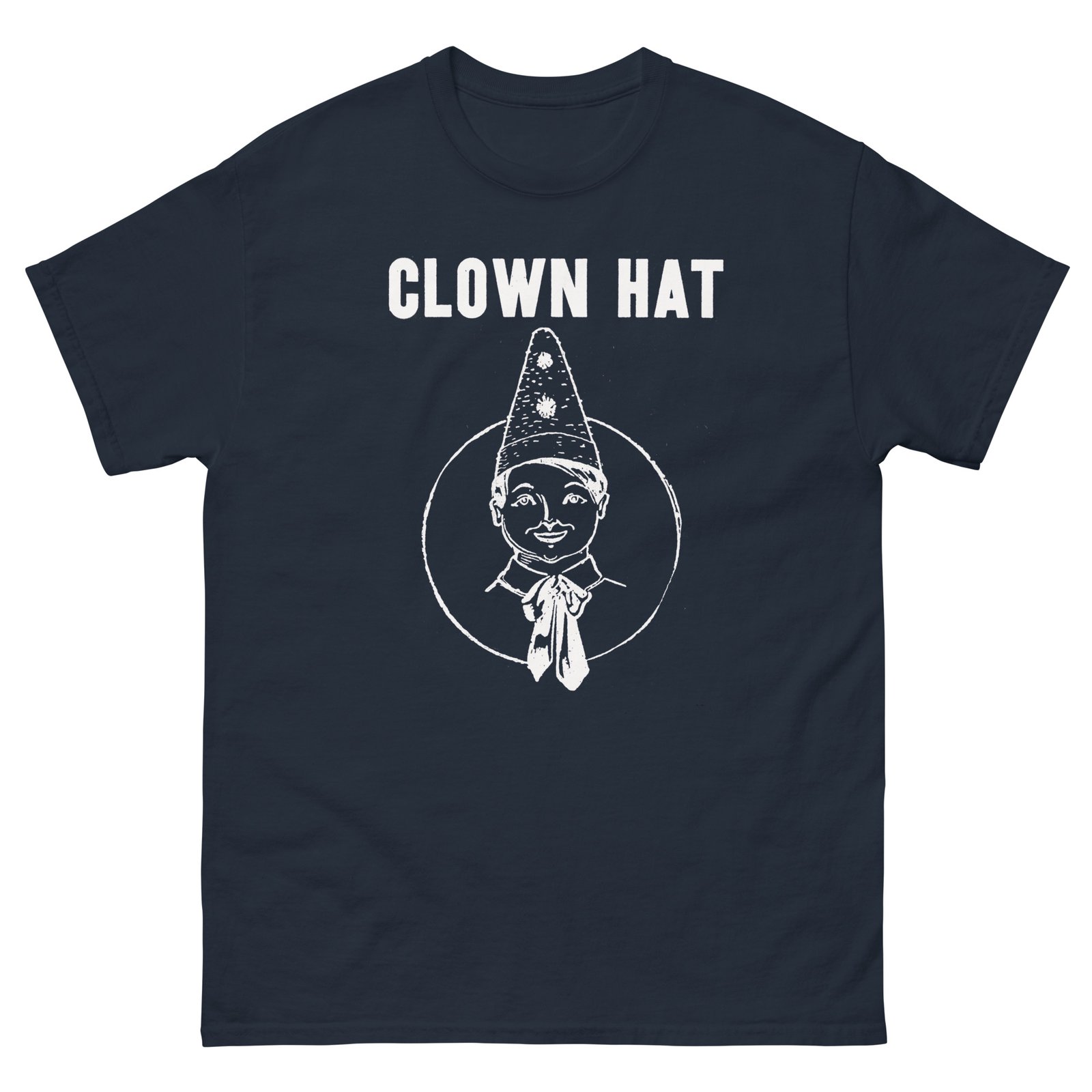 CLOWN HAT T-shirt - Dark Colors | Dummy Zine - Comics History and