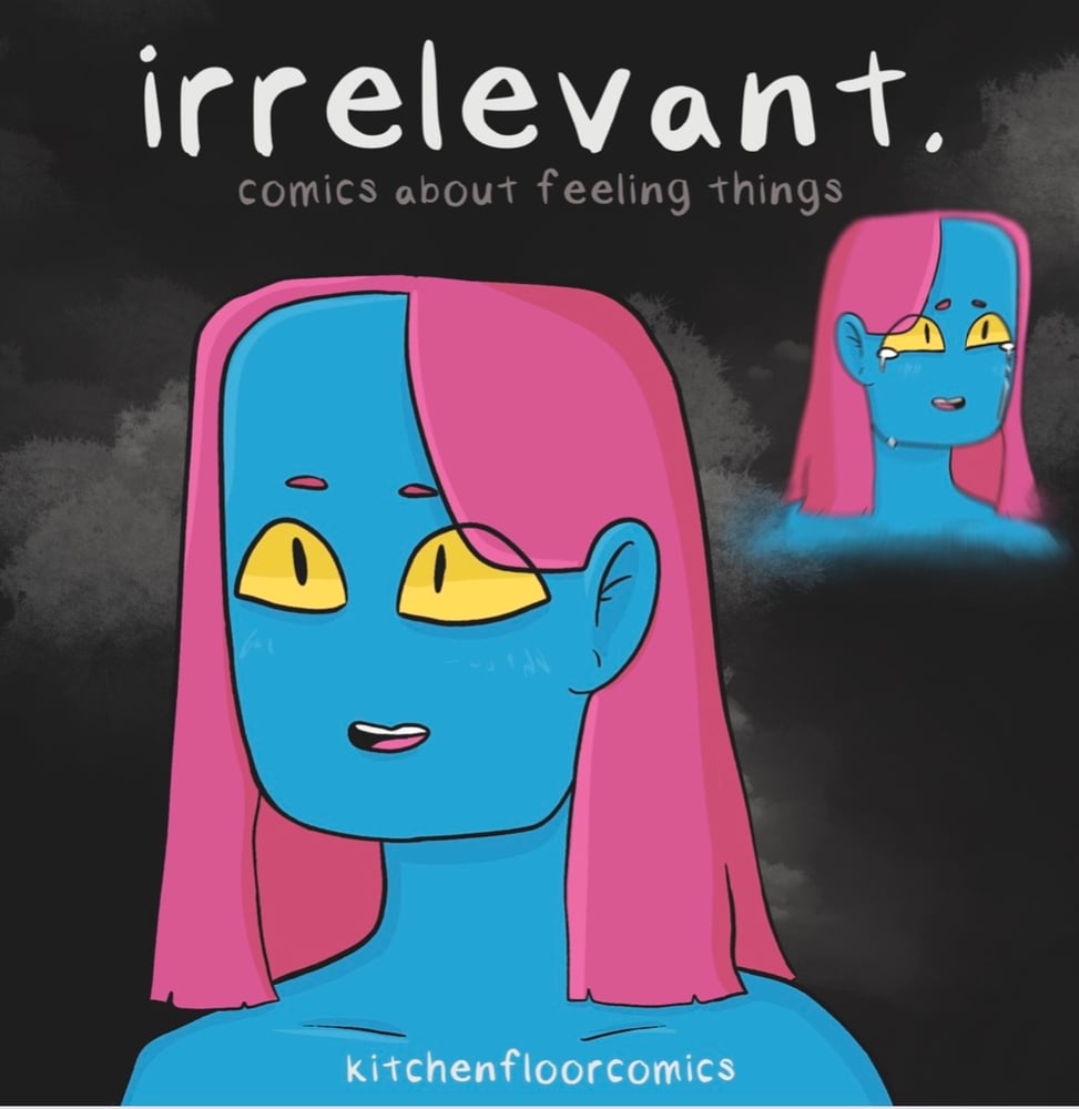 Image of irrelevant. zine