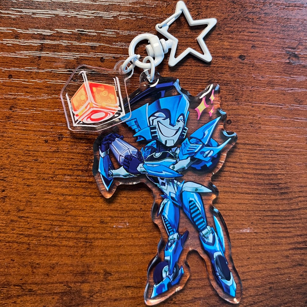Image of Boozey Blurr Charm Keychain