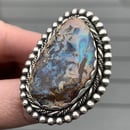 Image 3 of Boulder Opal Handmade Sterling Silver Statement Ring