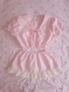 Sailor pink gingham skirt