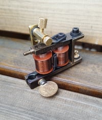 Image 2 of Brass & steel mini micro bulldog liner tattoo machines 
