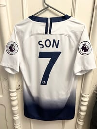 Image 8 of Tottenham Hotspur “SON 7” 2018/19 Home Shirt + patches (S)